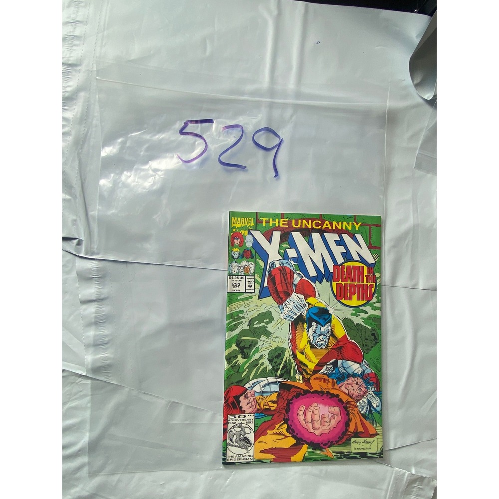 The Uncanny X-Men Death in Depths Comic Book #293 Marvel 1992